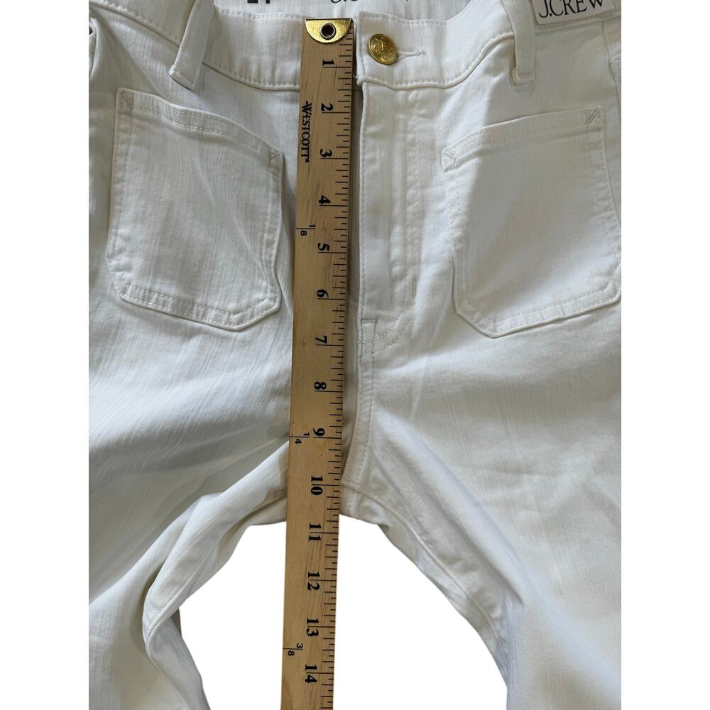 J.Crew Charley kickout cropped jean in super-stretch with patch pockets 24 - Picture 7 of 10